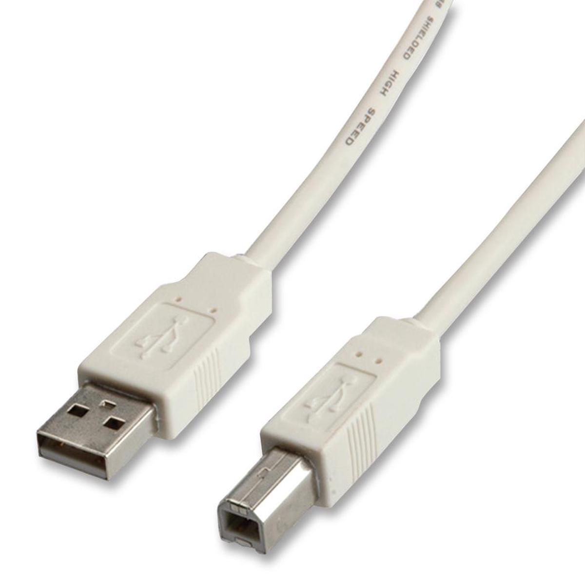 11.99.8819 Computer Cable, USB2.0, 1.8m, White multicomp