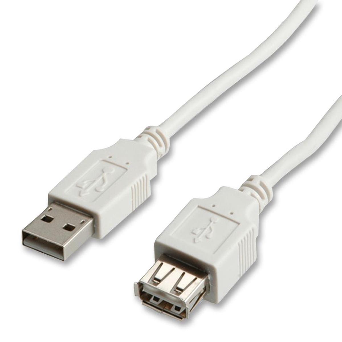 11.99.8961 Computer Cable, USB2.0, 3M, White multicomp
