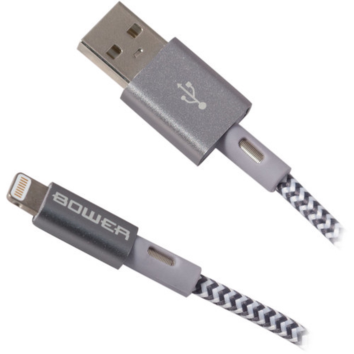 Bower Lightning to USB Type-A Charge & Sync Cable (6', White)