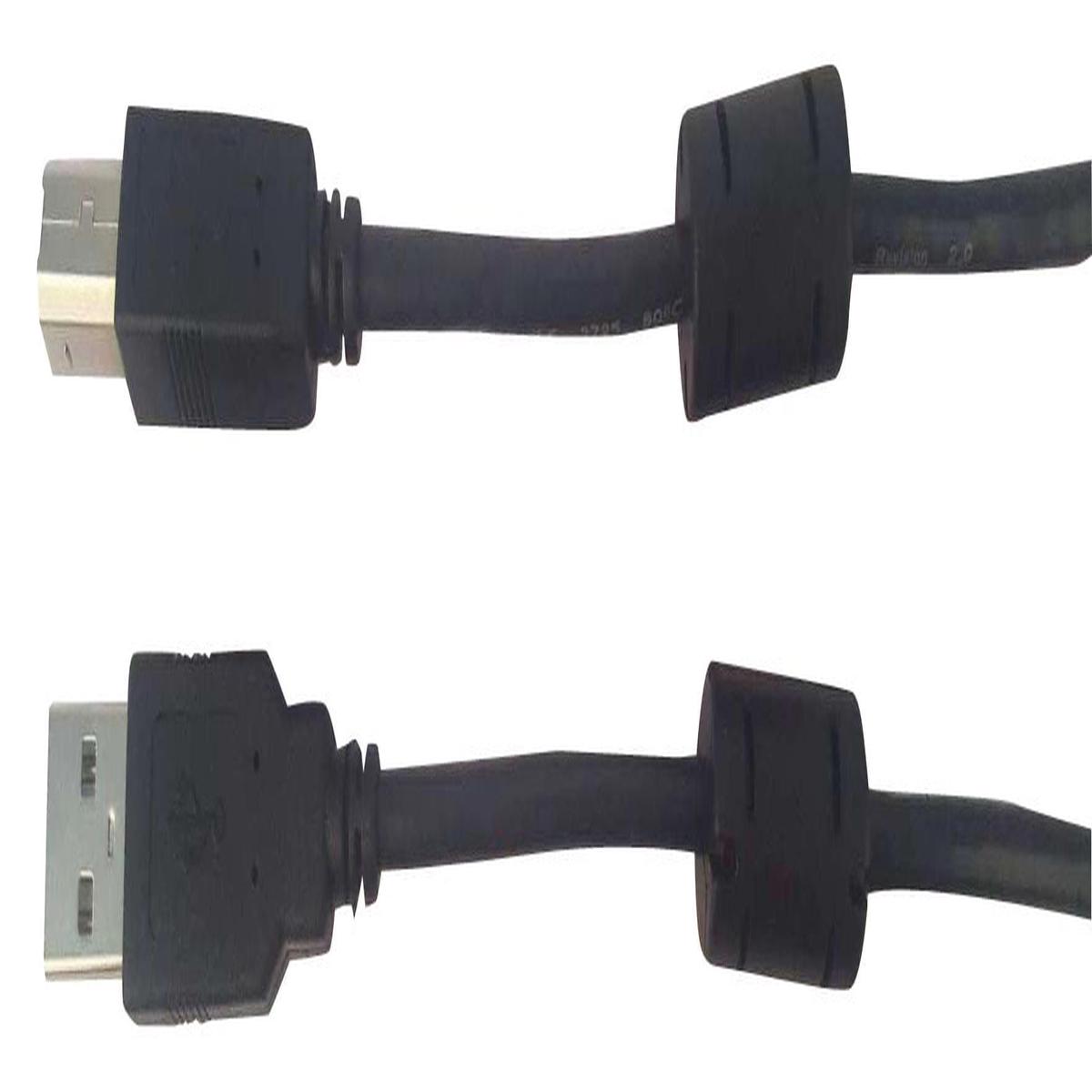 MC002466 USB Cable, 2.0, A-B Plug, 1m, Blk multicomp