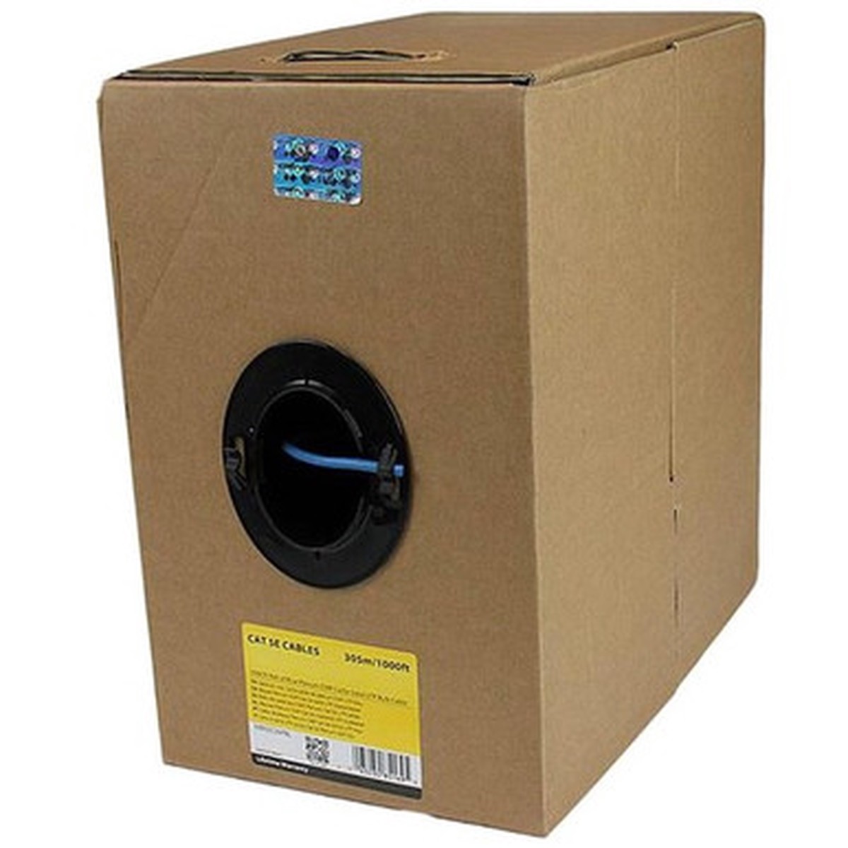 Startech 1000 ft Roll of Blue Plenum CMP Cat5e Solid UTP Bulk Cable - WIR5ECMPBL