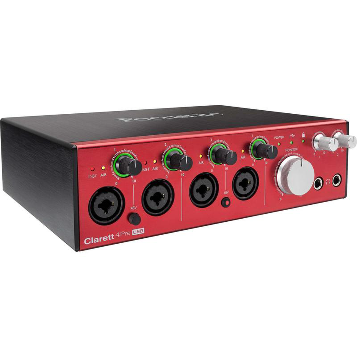 Focusrite Clarett 4 Pre USB Audio 038 MIDI Interface