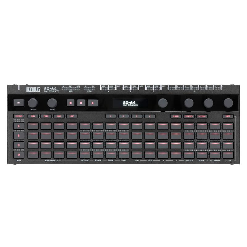 Korg SQ-64 Polyphonic MIDI & CV / Gate Step Sequencer