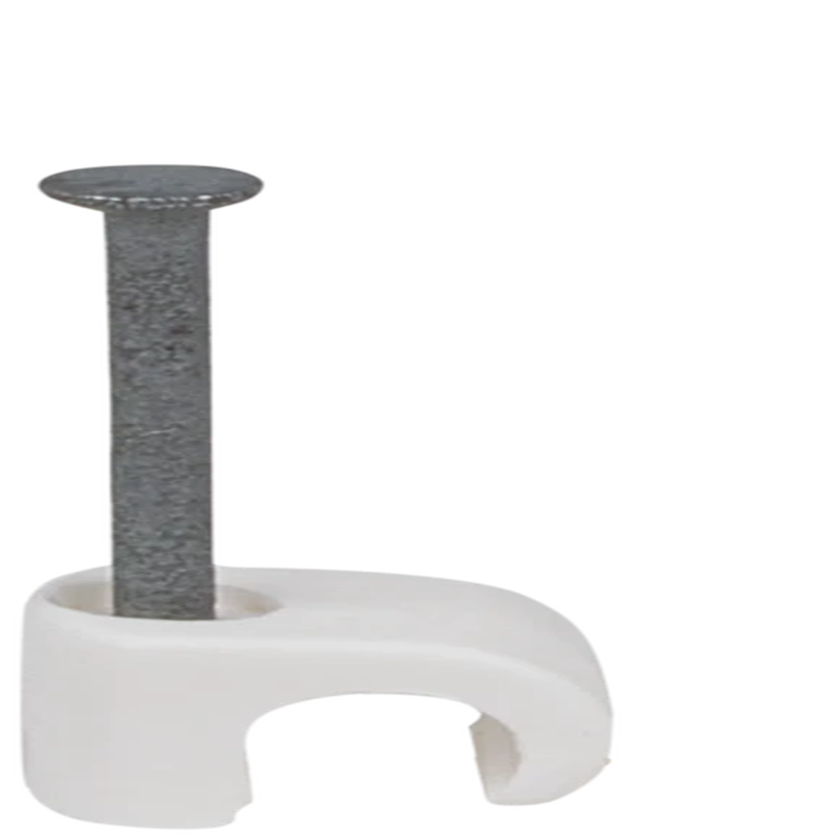Cable Clip 5-7mm Round Cable White