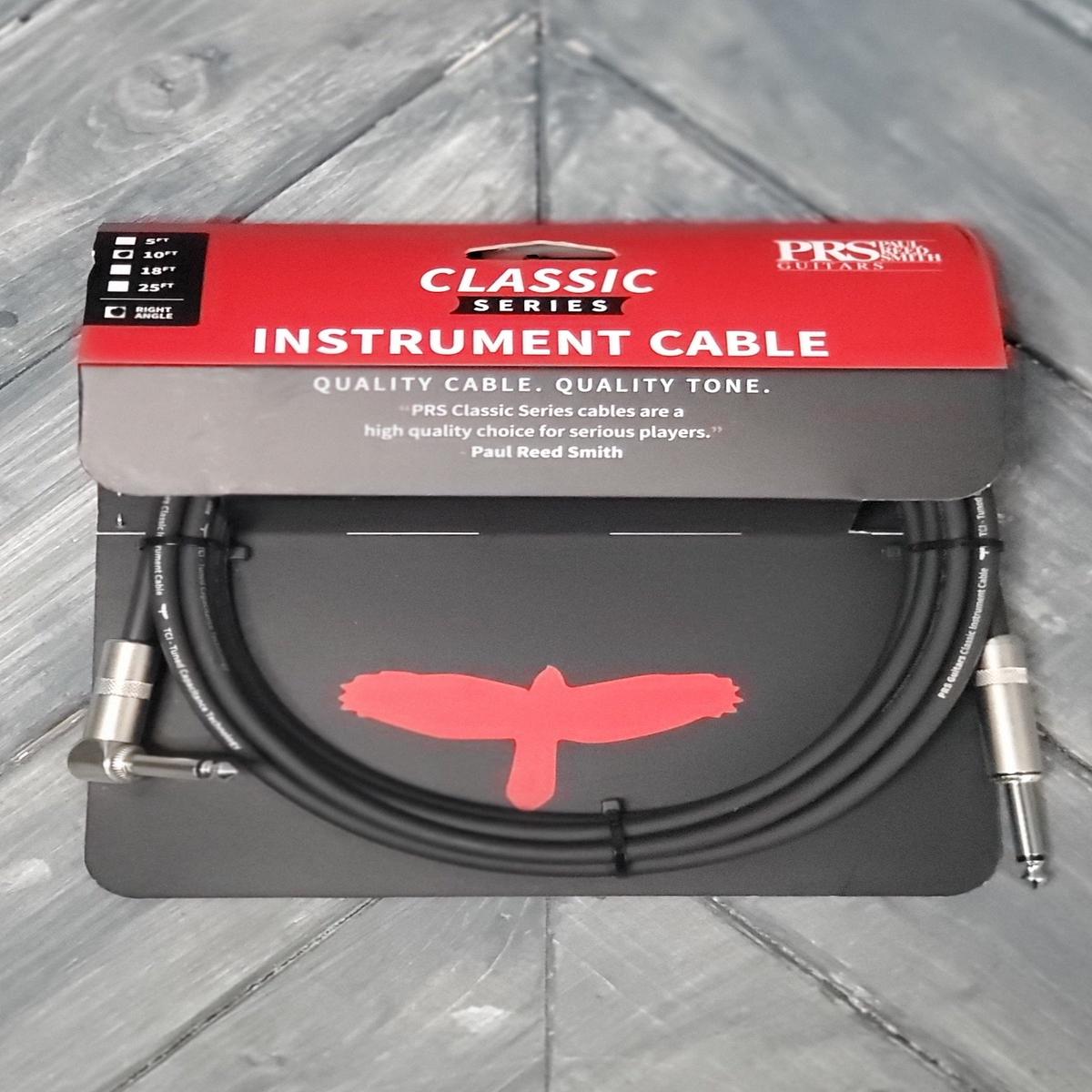 PRS 10ft Classic Instrument Cable - AngleStraight
