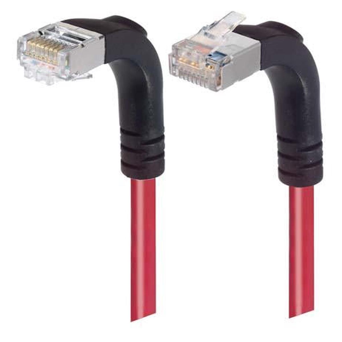 Patch Cable Cat5e PVC FTP Down-Up Red 5 Feet