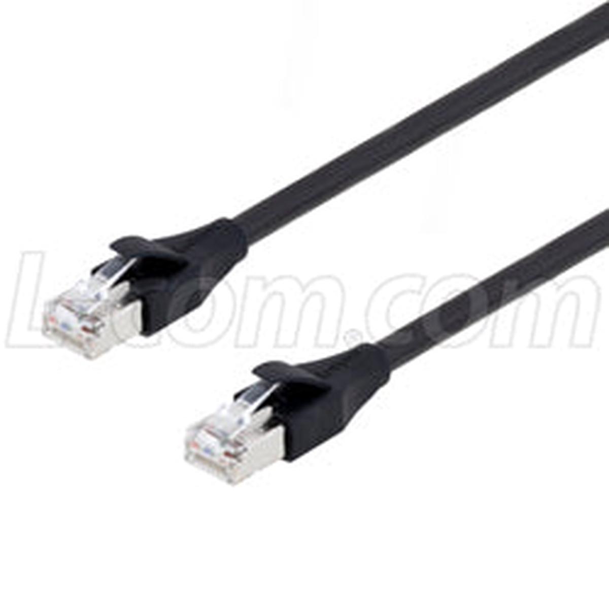 Category 5e Braid Shielded High Flex Ethernet Patch Cord 5m