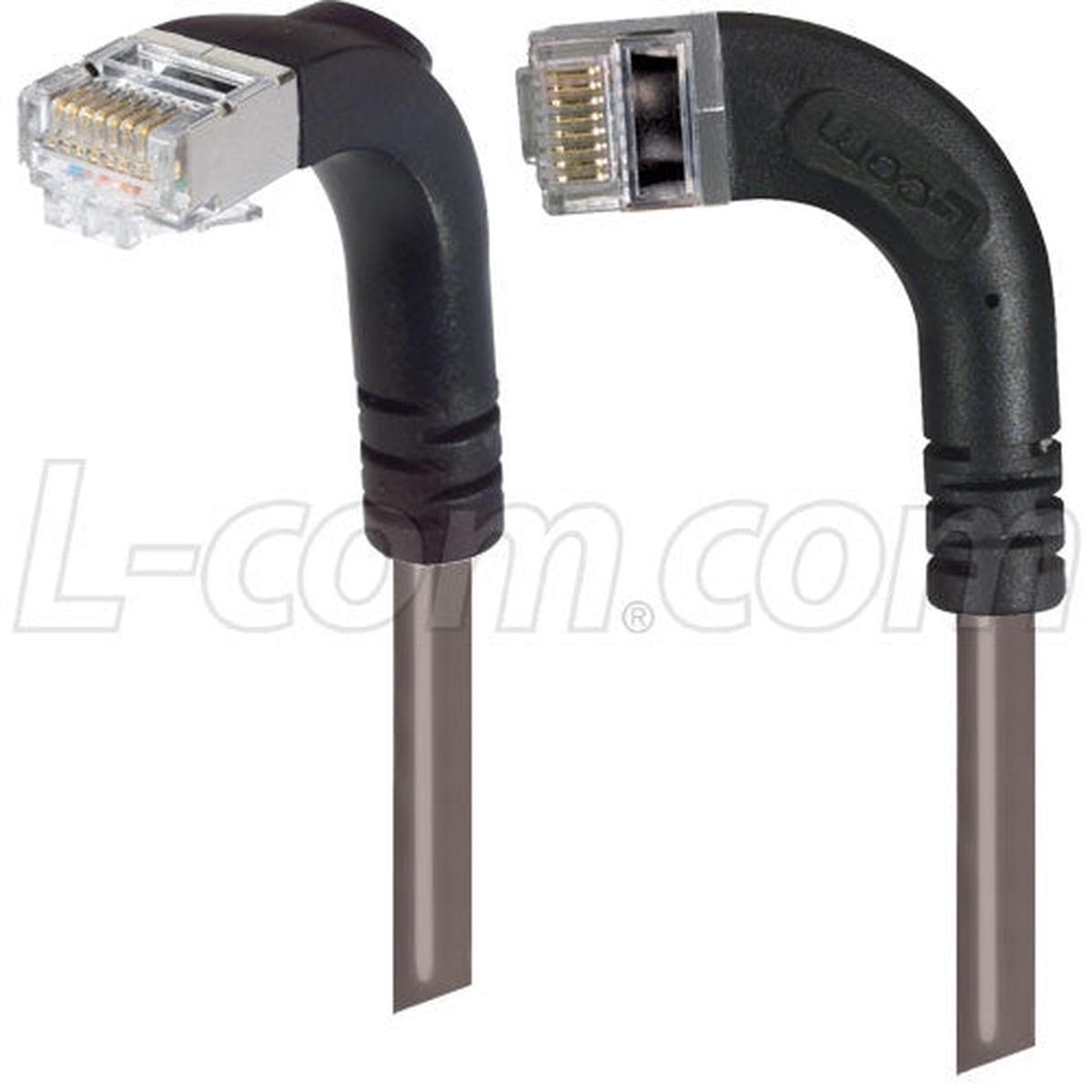 Patch Cable Cat5e LSZ FTP Left-Down Grey 30 Feet