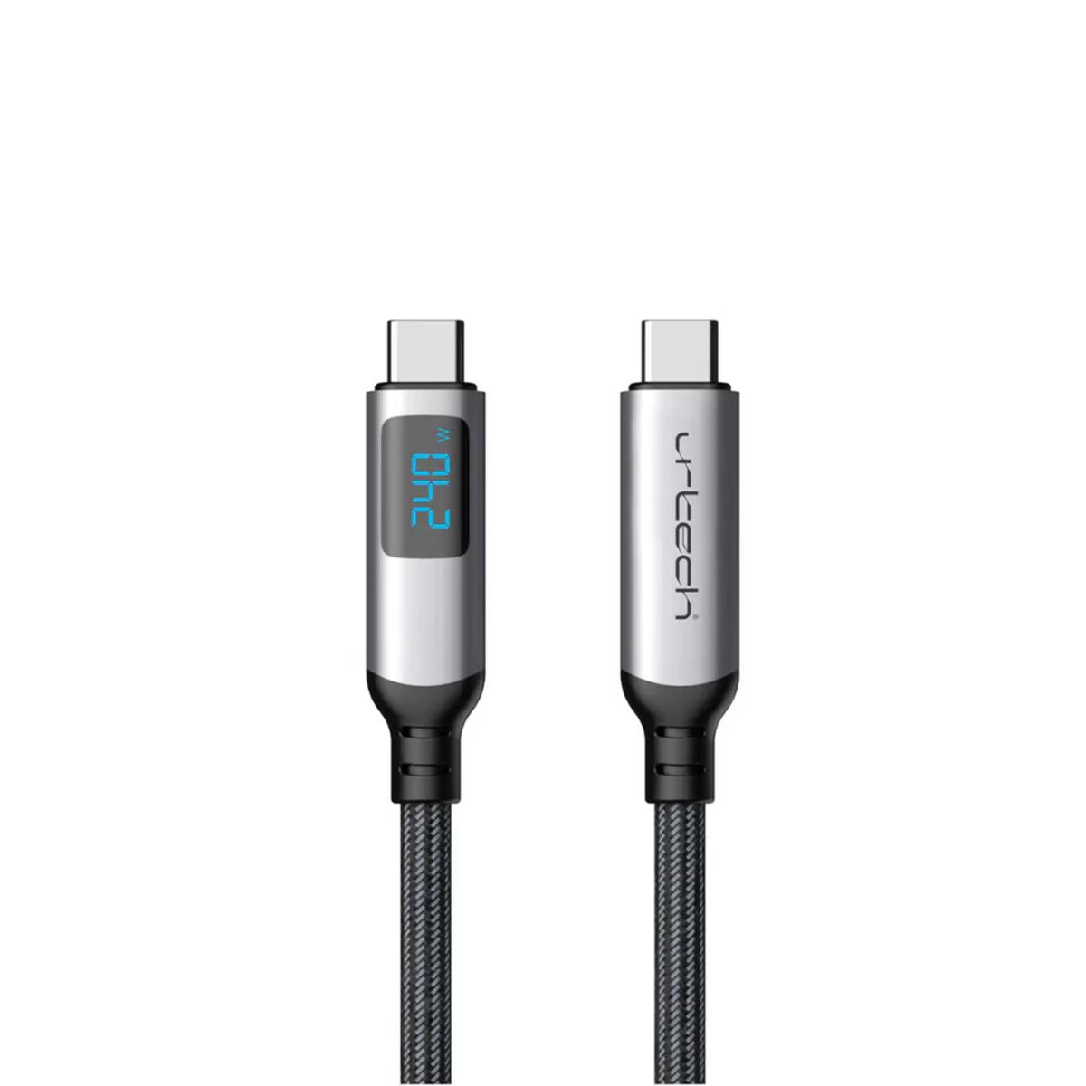 URTECH 240W USB4 Cable with Smart LED Display -