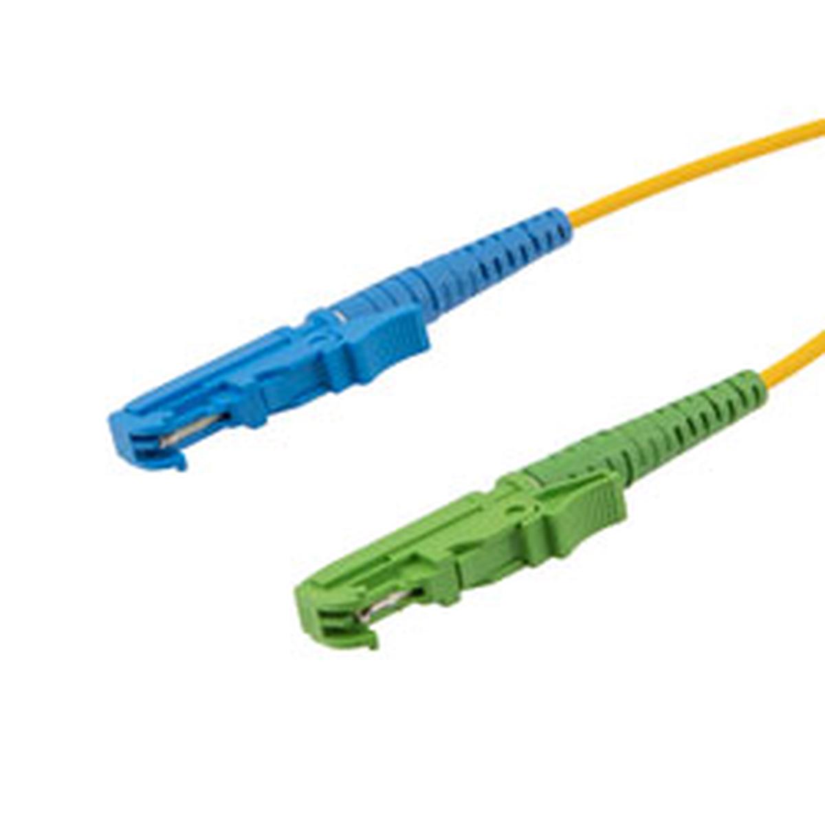 Fiber Optic Cable Assembly, E2000/UPC to E2000/APC, SMF, 2mm jacket, 1 meter