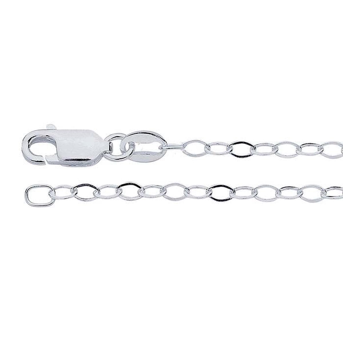 1/10 Silver-Filled Flat Cable Chain