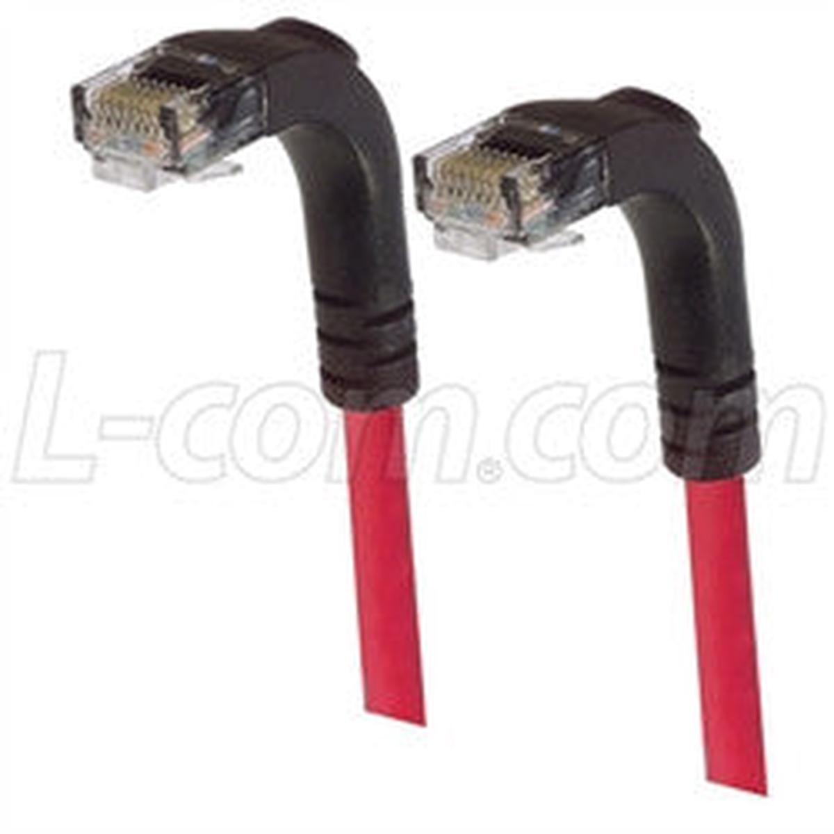 Patch Cable Cat6 PVC UTP Down-Down Red 1 Foot