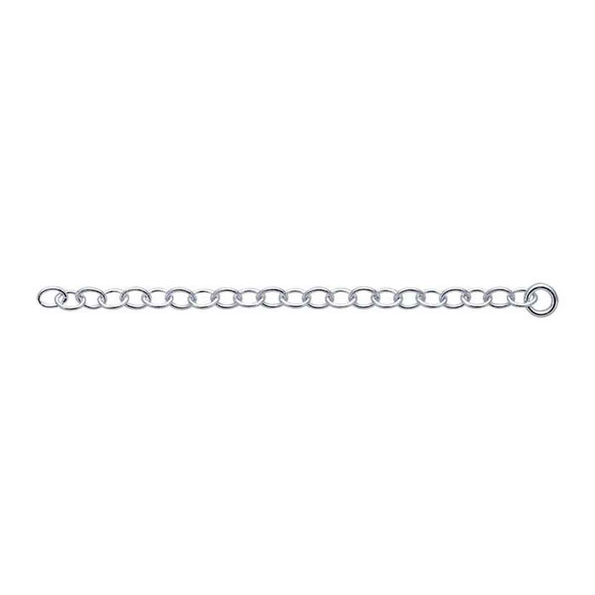 Sterling Silver Oval Cable Chain Extender
