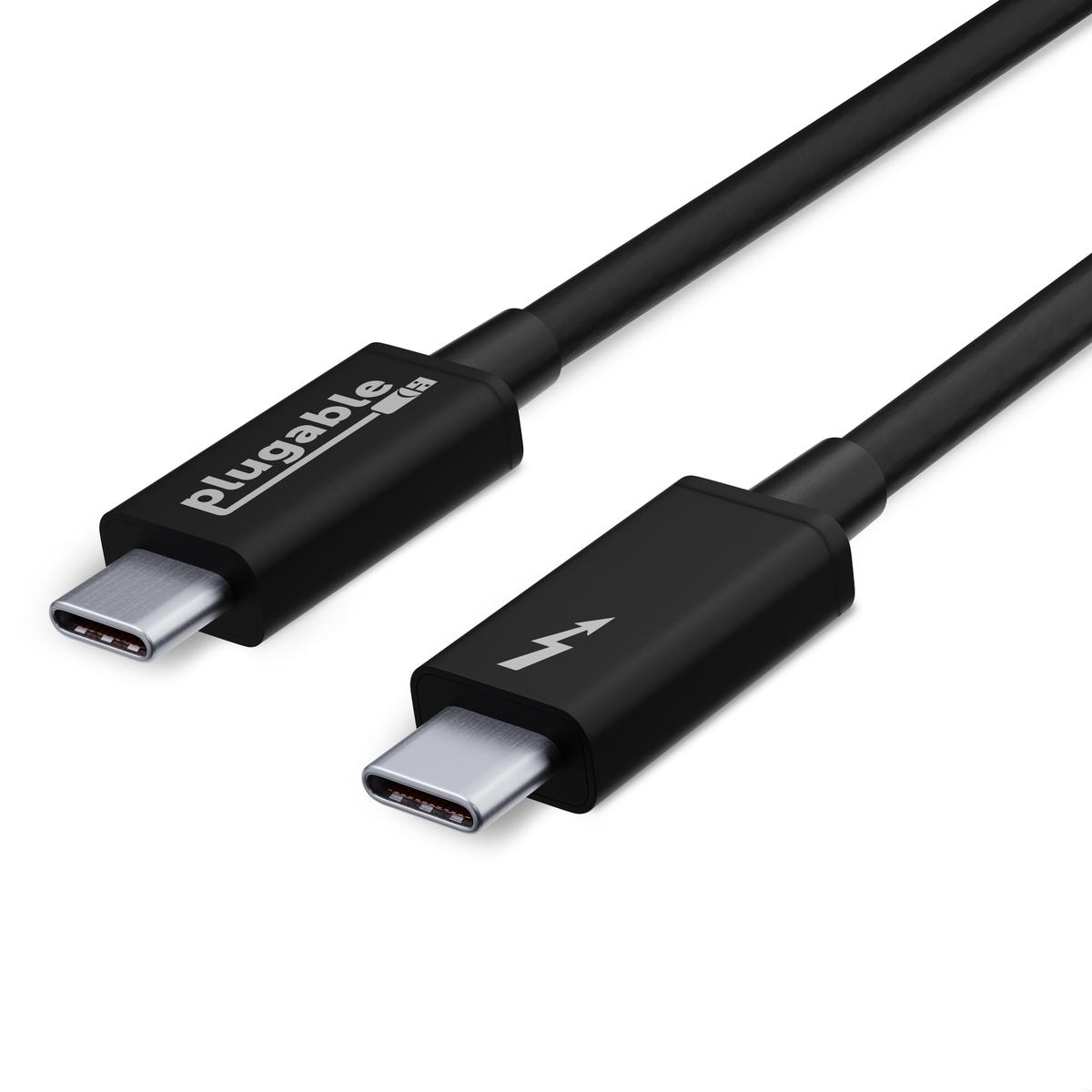 Plugable Thunderbolt 3 Cable (20Gbps, 6.6ft/2m)