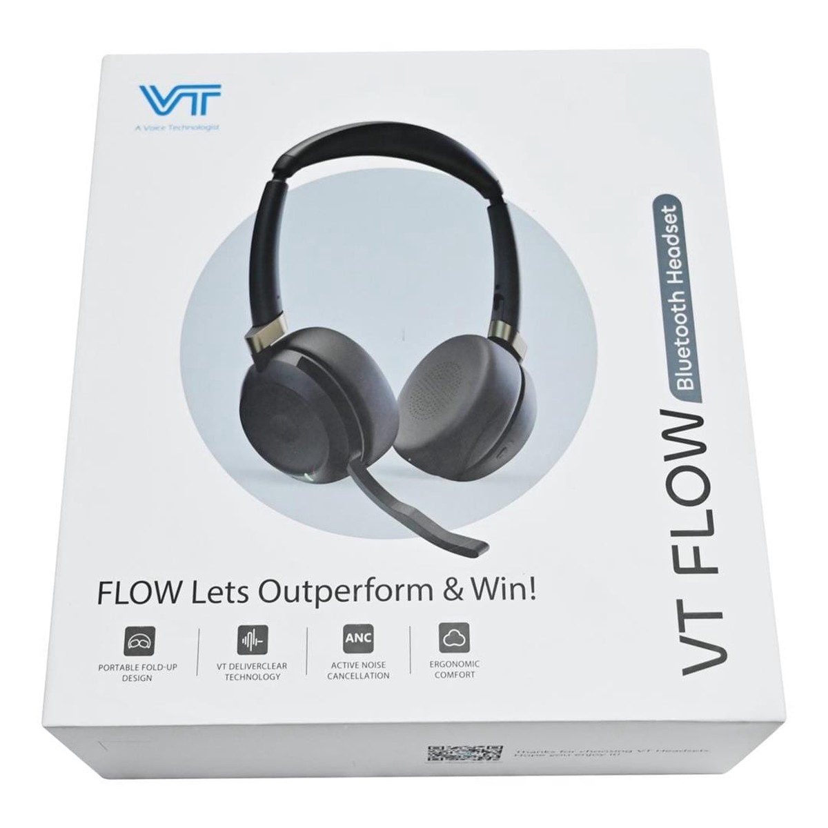 VT Flow Foldable Bluetooth Headset B520-00-80