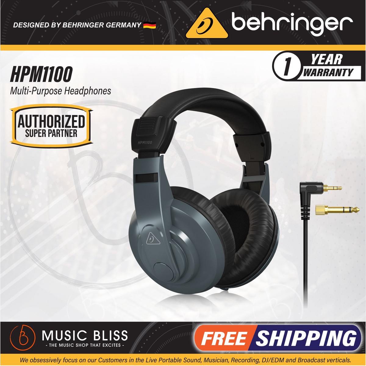 Behringer HPM1100 Multi-purpose Headphone