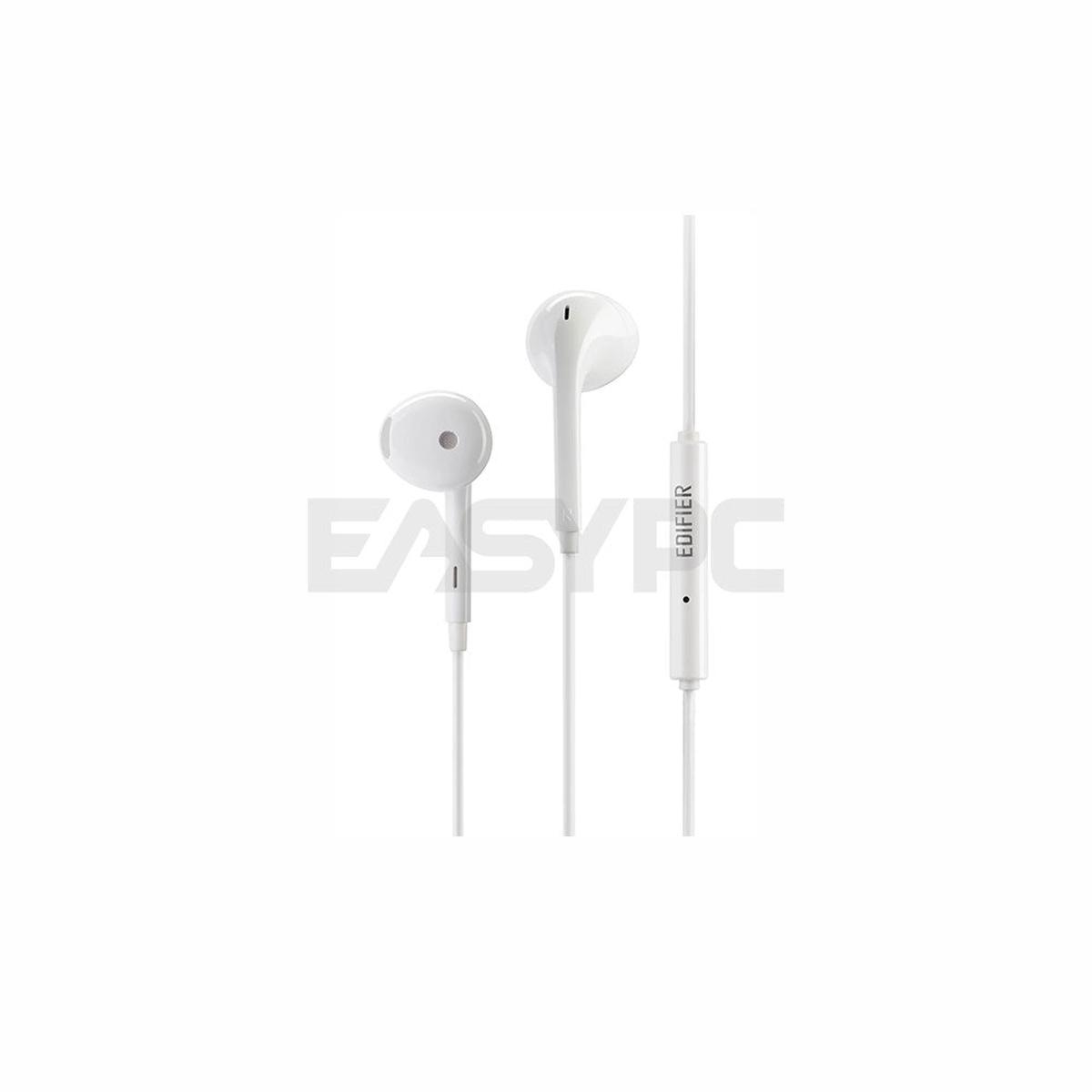 Edifier P180 Plus Earphone White omni-directional microphone Three-button wired controller