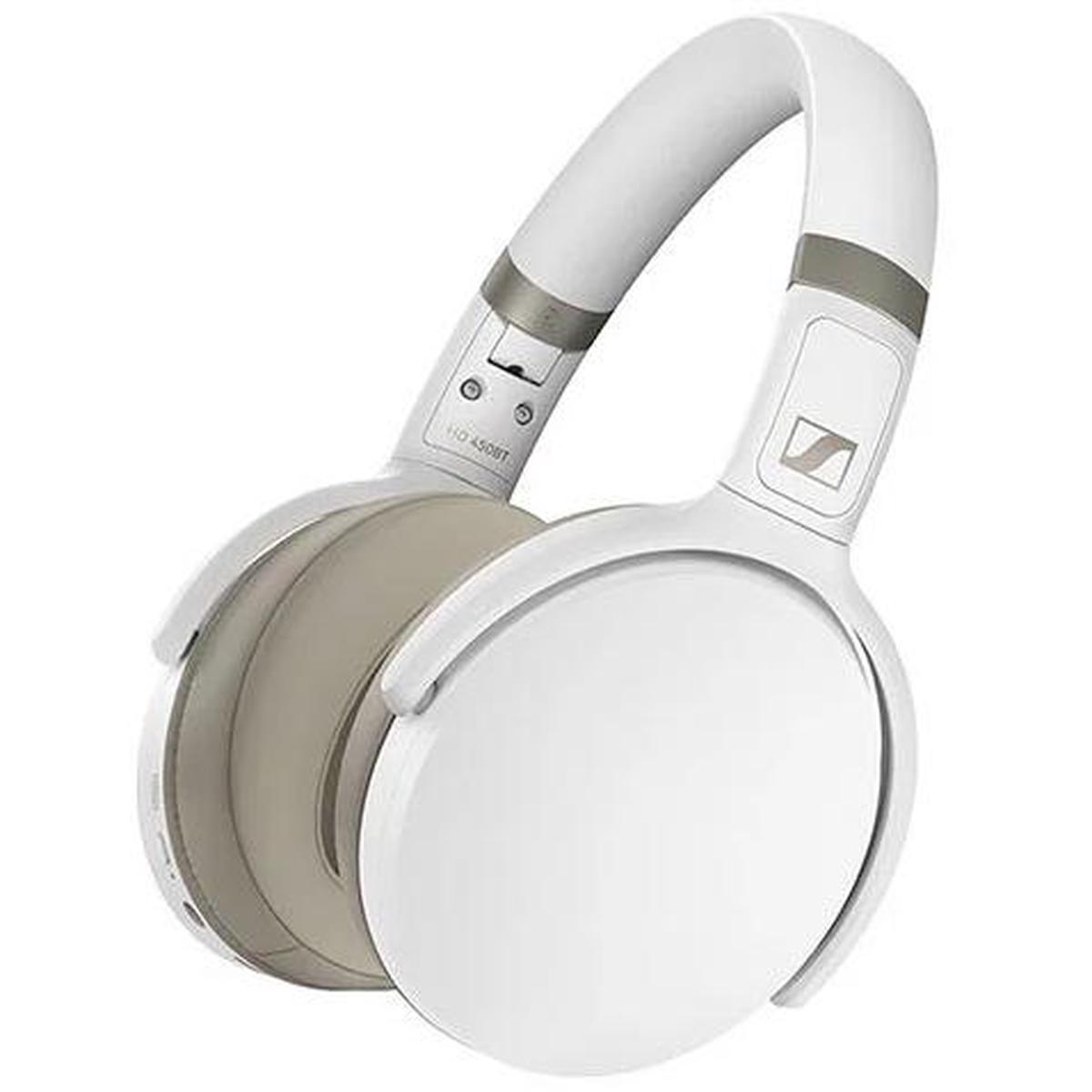 Wireless Bluetooth Headphone, Sennheiser HD 450 BT - White